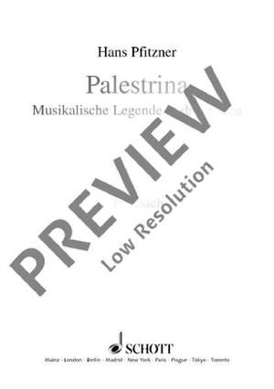 Pfitzner, Hans: Palestrina (Libretto)
