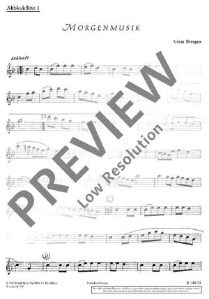 Bresgen, Cesar: Morning music