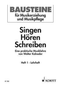 Singen - Hören - Schreiben Heft 1