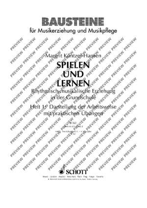 Kuentzel-Hansen, M: Spielen und Lernen Issue 1