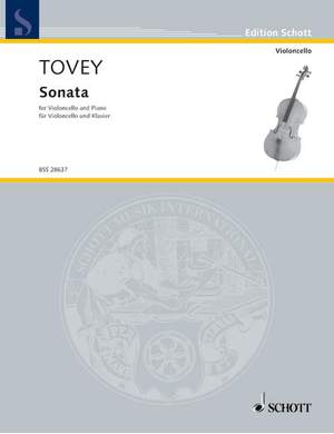 Tovey, Donald Francis: Sonata F Major op. 4