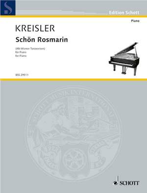Kreisler, Fritz: Schon Rosmarin