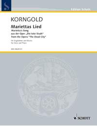 Korngold, Erich Wolfgang: Marietta's Song op. 12