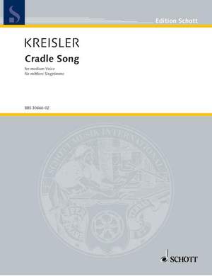 Kreisler, Fritz: Cradle Song 1915