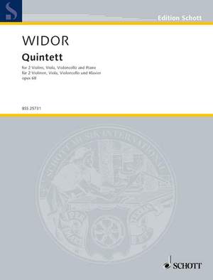 Widor, Charles-Marie: Quintet op. 68