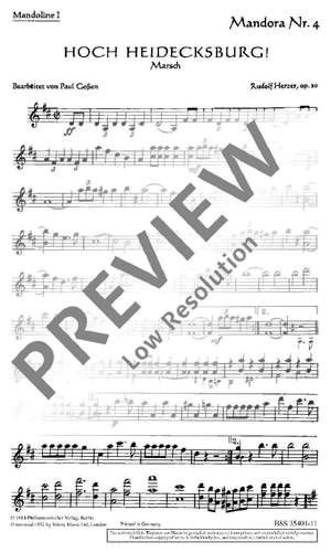 Herzer, Rudolf: Hoch Heidecksburg! op. 10