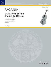 Paganini, Niccolò: Variations sur un thème de Rossini