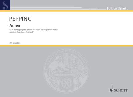 Pepping, Ernst: Amen