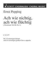 Pepping, Ernst: Choralsuite Teil III