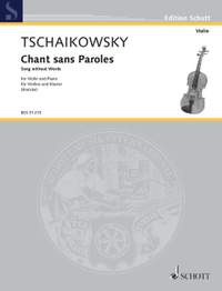 Tchaikovsky, Peter Iljitsch: Chant sans paroles Nr. 11 op. 2/3