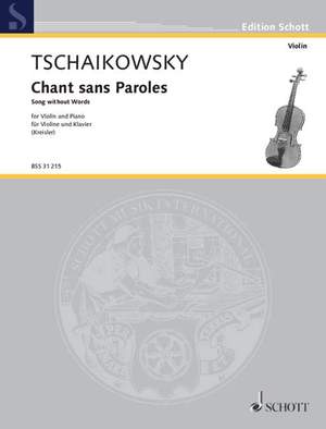 Tchaikovsky, Peter Iljitsch: Chant sans paroles Nr. 11 op. 2/3