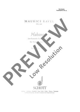 Ravel, Maurice: Habañera Nr. 23