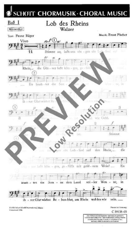 Fischer, E: Lob des Rheins