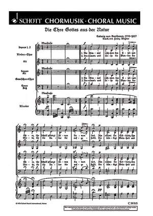 Beethoven, Ludwig van: Die Ehre Gottes in der Natur op. 48/4