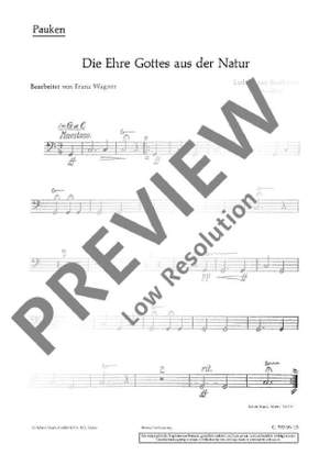 Beethoven, Ludwig van: Die Ehre Gottes in der Natur op. 48/4