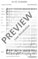 Haydn, J M: Ein Lob- und Danklied Product Image