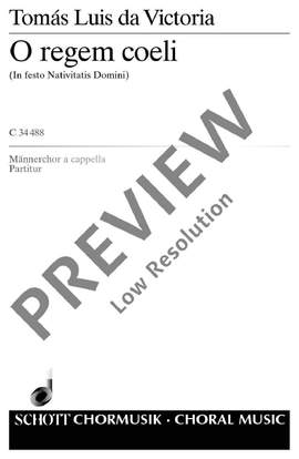 Victoria, Tomás Luis de: O regem coeli