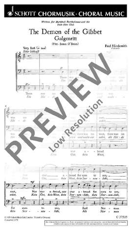 Hindemith, Paul: The Demon of the Gibbet