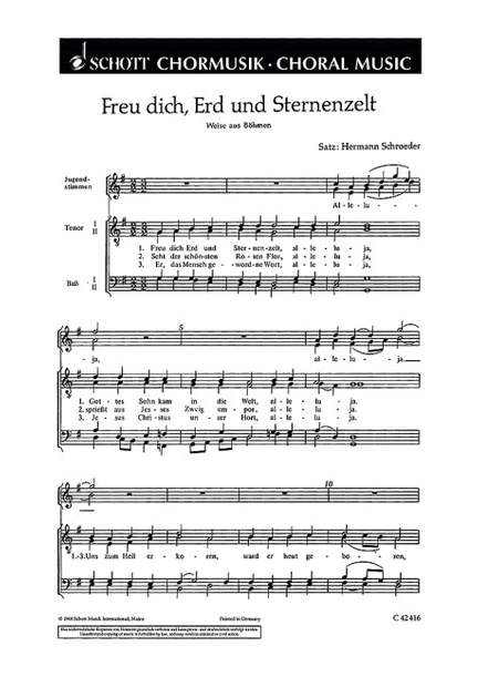 Schroeder, Hermann: Fünf Weihnachtslieder