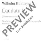 Killmayer, Wilhelm: Laudatu I Product Image