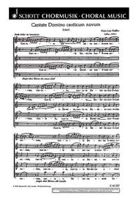 Haßler, Hans Leo: Cantate Domino canticum novum