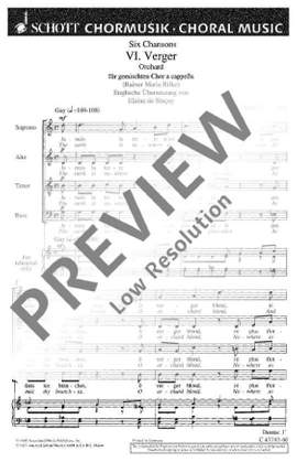 Hindemith, Paul: Six Chansons