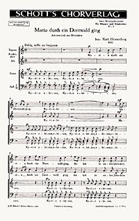 Hessenberg, Kurt: Zwei Weihnachtslieder