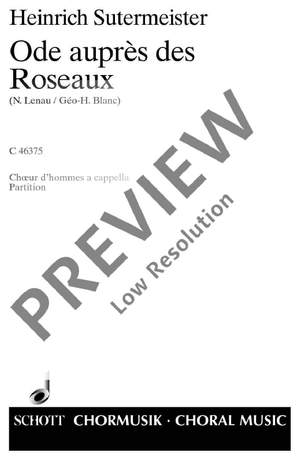 Sutermeister, Heinrich: Ode auprès des Roseaux