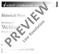 Poos, Heinrich: Nachklänge