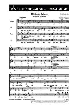 Genzmer, Harald: Sieben Hölderlin-Chöre GeWV 40