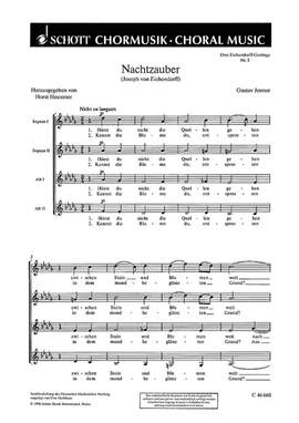 Jenner, Cornelius Uwe Gustav: Drei Eichendorff-Gesänge