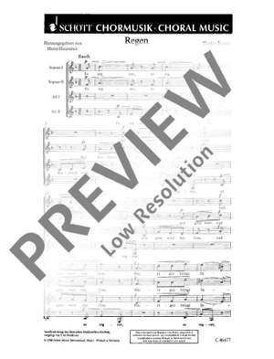 Jenner, Cornelius Uwe Gustav: Regen / Nach dem Regen