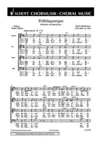 Hauptmann, Moritz: Sechs Chorlieder op. 32