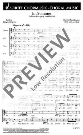 Hauptmann, Moritz: Sechs Goethe-Lieder op. 25