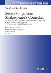 Strohbach, Siegfried: Seven Songs from Shakespeare's Comedies