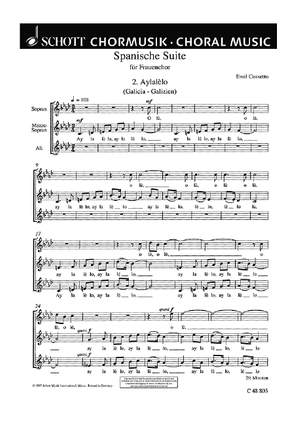 Cossetto, Emil: Spanische Suite