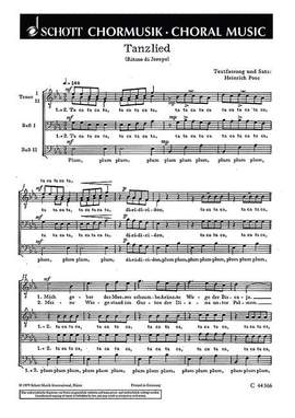 Poos, Heinrich: Tanzlied