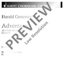 Genzmer, Harald: Adventsmotette GeWV 62