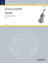 Schulhoff, Erwin: Cello Sonata WV 35