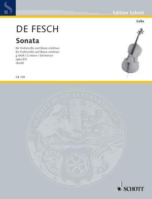 Fesch, Willem de: Sonata G minor op. 8/5