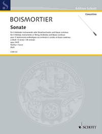 Boismortier, Joseph Bodin de: Sonata E minor op. 34/3