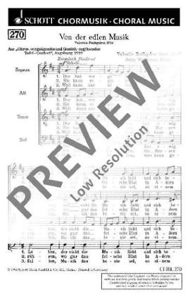 Rathgeber, Johann V.: Von der edlen Musik