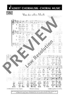 Rathgeber, Johann V.: Von der edlen Musik