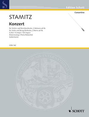Stamitz, Johann Wenzel Anton: Concerto in G Major