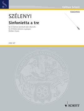 Szelényi, István: Sinfonietta a tre