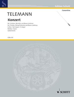 Telemann, Georg Philipp: Concerto G Major