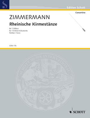 Zimmermann, Bernd Alois: Rheinische Kirmestänze