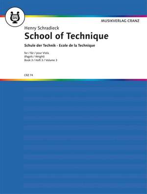 Schradieck, Henry: School of Viola Technique