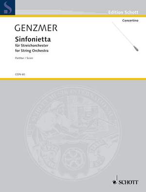 Genzmer, Harald: Sinfonietta GeWV 106