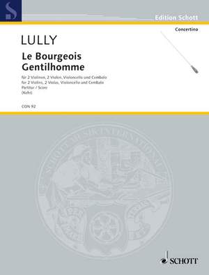 Lully, Jean-Baptiste: Le Bourgeois Gentilhomme